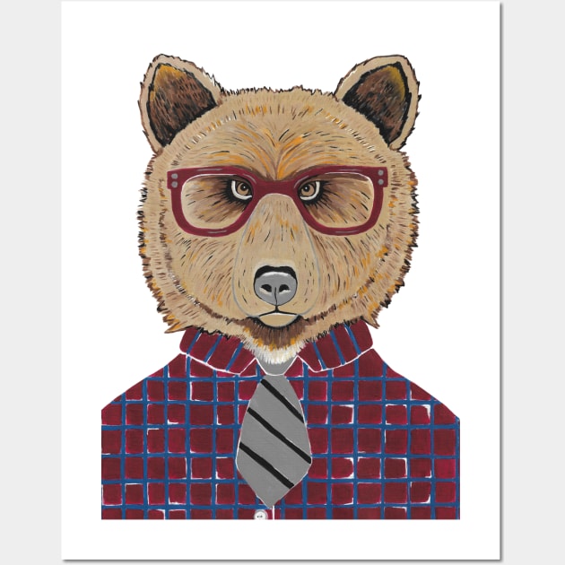 Mr Bear Wall Art by SartorisArt1